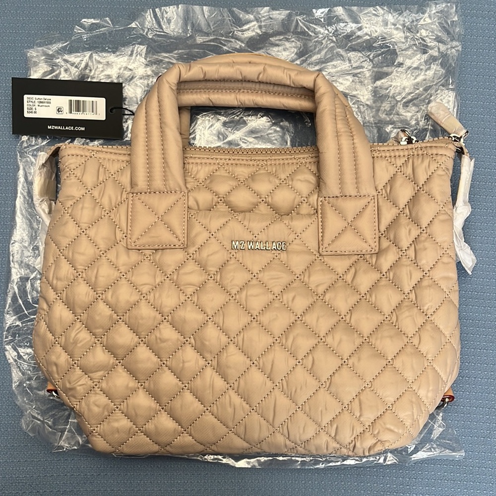 MZ Wallace NWT Small Sutton Deluxe Top Handle Bag